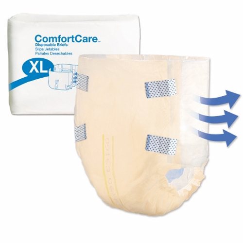 Principle Business Enterprises, Unisex Adult Incontinence Brief ComfortCare Tab Closure X-Large Disposable Moderate Absorbency, Count of 25