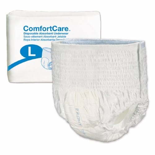 Principle Business Enterprises, Unisex Adult Absorbent Underwear ComfortCare Pull On with Tear Away Seams Large Disposable Moderate, Count of 25