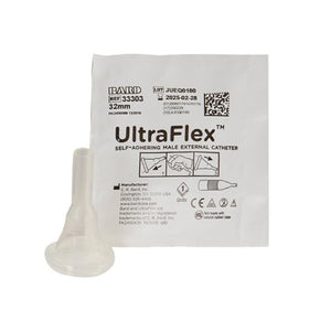 Bard, Male External Catheter UltraFlex Self-Adhesive Band Silicone Intermediate, 1 Each