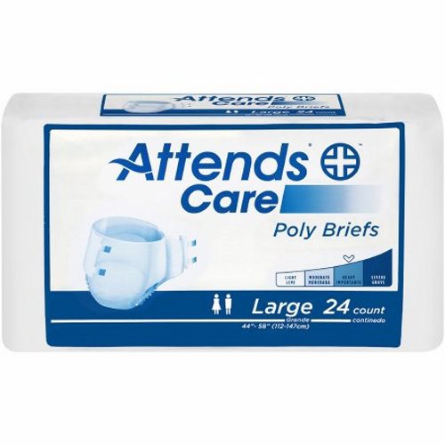 Attends, Unisex Adult Incontinence Brief Attends Care, Count of 24