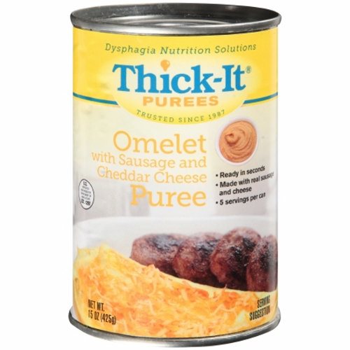 Thick-It, Puree Thick-It  Purees 15 oz. Container Can Sausage / Cheese Omelet Flavor Ready to Use Puree Consis, 15 Oz