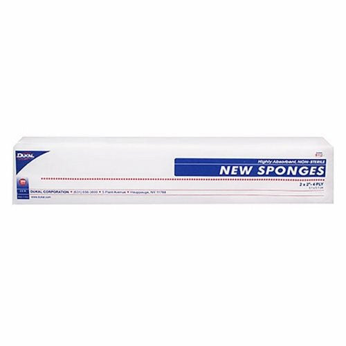 Dukal, NonWoven Sponge Dukal Polyester / Rayon 4-Ply 2 X 2 Inch Square NonSterile, Count of 40