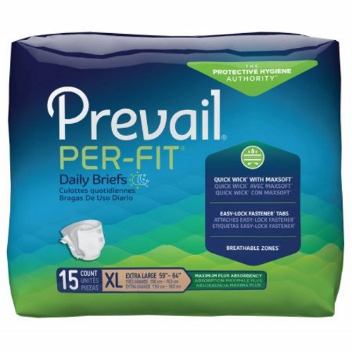 First Quality, Unisex Adult Incontinence Brief, Count of 15