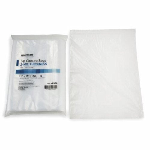 McKesson, Zip Closure Bag McKesson 12 X 15 Inch Polyethylene Clear, Box Of 1