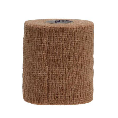 Andover Coated Products, Cohesive Bandage CoFlex ·LF2 3 Inch X 5 Yard Standard Compression Self-adherent Closure Tan NonSteri, Count of 24