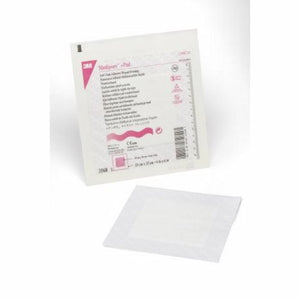 3M, Adhesive Dressing 3M Medipore 6 X 6 Inch Soft Cloth Square White Sterile, Box Of 25