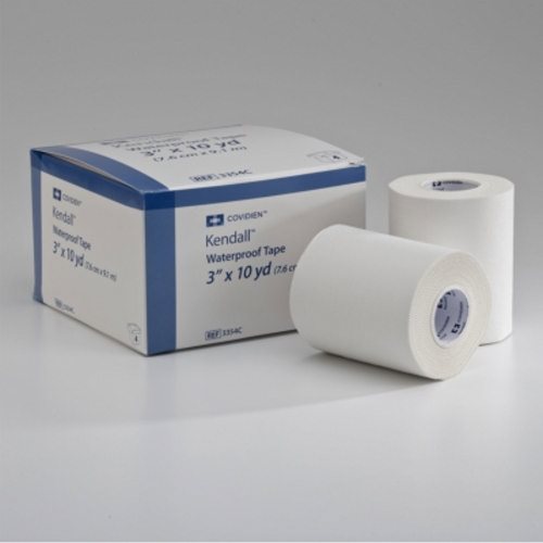 Kendall, Medical Tape Kendall Waterproof Cloth 1/2 Inch X 10 Yard White NonSterile, Box Of 24