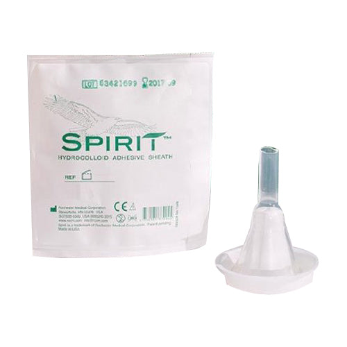 Bard, Male External Catheter Spirit 2 Self-Adhesive Band Hydrocolloid Silicone Small, 1 Each