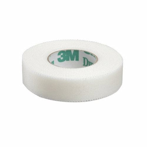 3M, Medical Tape 3M Durapore Silk-Like Cloth 1/2 Inch X 10 Yard White NonSterile, Count of 240