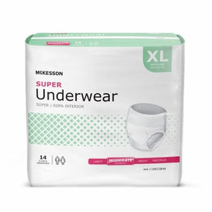 McKesson, Unisex Adult Absorbent Underwear, Count of 14