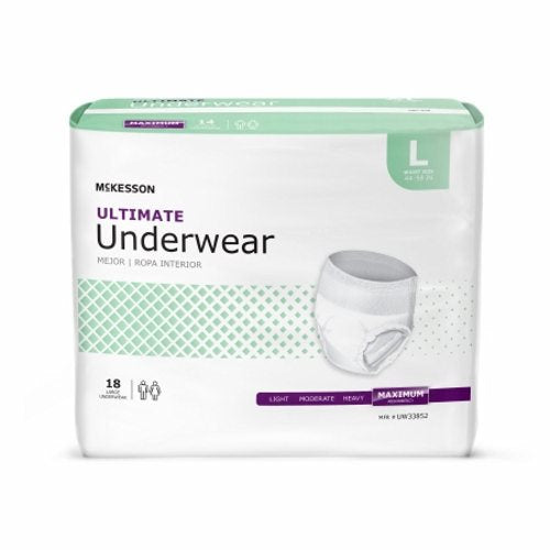 McKesson, Unisex Adult Absorbent Underwear, Count of 14