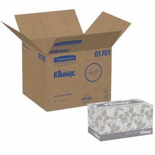 Kleenex, Guest Towel Pop Up Box Kleenex  Pop Up 9 X 10-1/2 Inch, Case Of 18