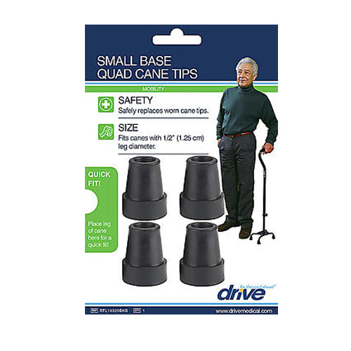 Drive Medical, Quad Cane Tip, 4 Count