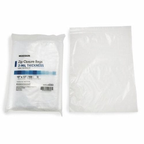 McKesson, Zip Closure Bag McKesson 10 X 13 Inch Polyethylene Clear, Box Of 1