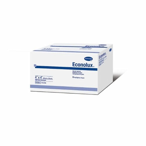 Hartmann Usa Inc, Gauze Sponge Econolux  Cotton 8-Ply 4 X 4 Inch Square NonSterile, Pack Of 200