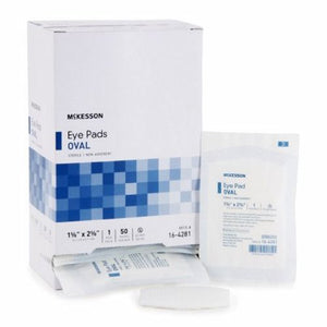 McKesson, Eye Pad 1-5/8 X 2-5/8 Inch, Box Of 50