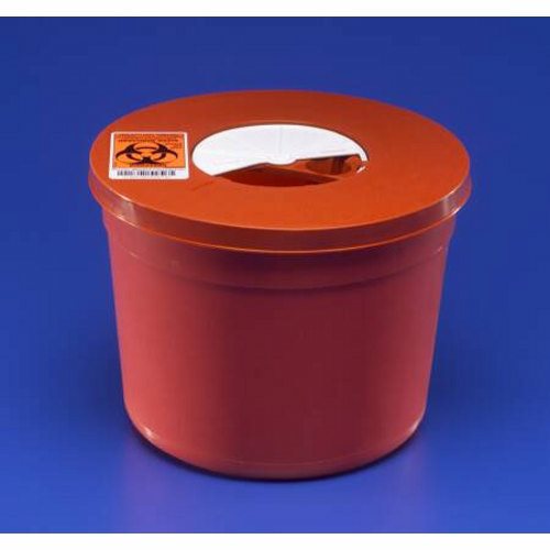 Cardinal, Sharps Container 6-3/4 H X 8-3/4 D Inch 5 Quart, 1.25 Gallons