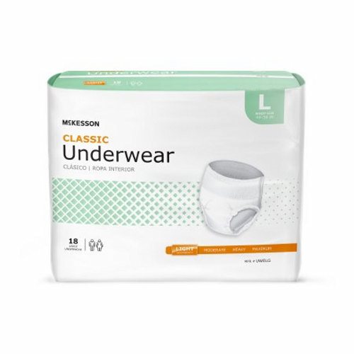 McKesson, Unisex Adult Absorbent Underwear, Count of 4