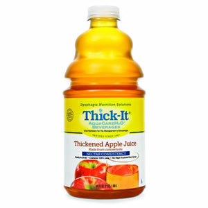 Thick-It, Thickened Beverage Thick-It  AquaCareH2O  64 oz. Container Bottle Apple Flavor Ready to Use Nectar C, 64 Oz