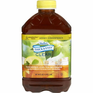 Hormel, Thickened Beverage Thick & Easy  46 oz. Container Bottle Iced Tea Flavor Ready to Use Honey Consiste, Count of 6