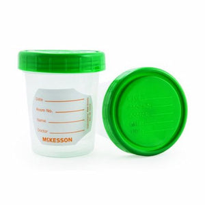 McKesson, Specimen Container McKesson Polypropylene Screw Cap 120 mL (4 oz.) NonSterile, Case Of 25