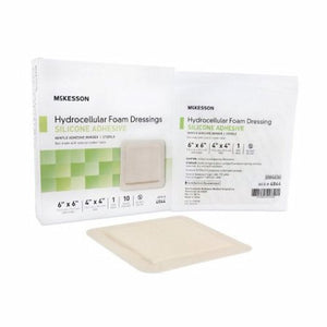 McKesson, Silicone Foam Dressing, Box Of 10