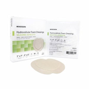 McKesson, Silicone Foam Dressing, Case Of 20