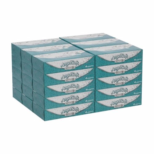 Georgia Pacific, Facial Tissue Angel Soft Professional Series  White 7-3/5 X 8-4/5 Inch, Case Of 30