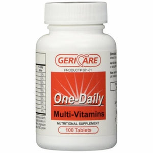 McKesson, Multivitamin Supplement Geri-Care Tablet 100 per Bottle, Count of 12