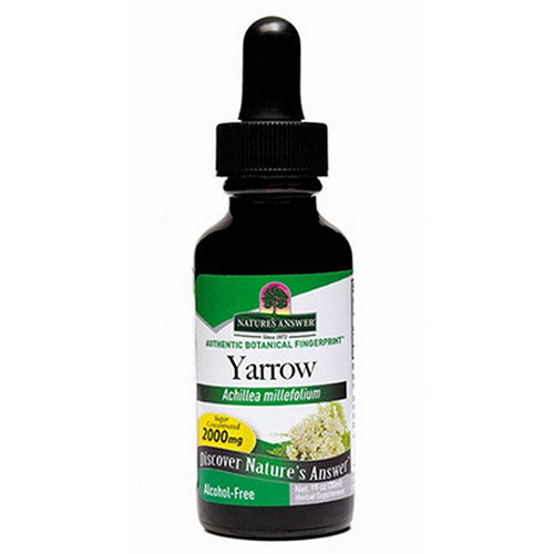 Nature's Answer, Yarrow Flowers, ALCOHOL FREE, 1 OZ