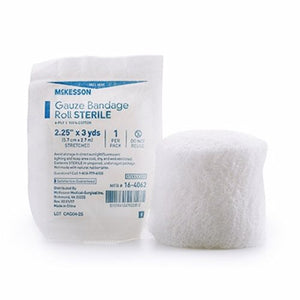 McKesson, Fluff Bandage Roll 2-1/4 Inch X 3 Yard, Count of 96