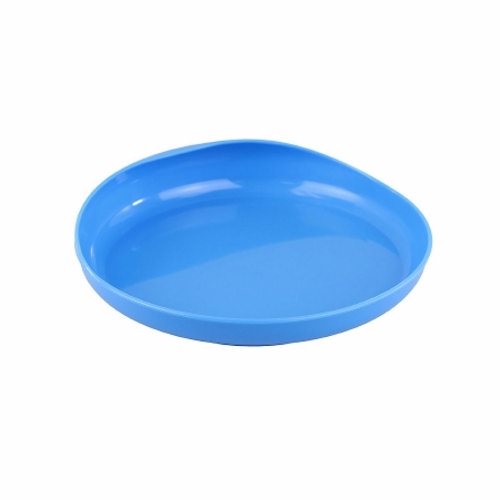 Fabrication Enterprises, Scoop Plate FabLife Blue Reusable Plastic 6-3/4 Inch Diameter X 4 Inch Height, Count of 1