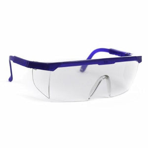 McKesson, Protective Glasses McKesson Brand Clear Tint Blue / Clear Frame Over Ear One Size Fits Most, Box Of 25