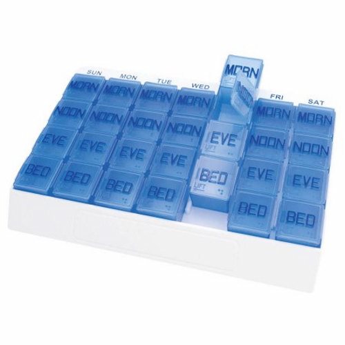 Apex-Carex, Pill Organizer Medi Tray 7 Day 4 Dose, Count of 1