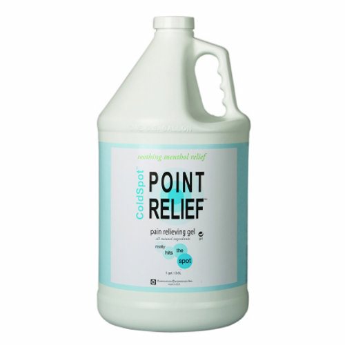 Fabrication Enterprises, Topical Pain Relief Point Relief  ColdSpot 0.06% - 12% Strength Capsaicin / Menthol Topical Gel 1 ga, 1 Gallon