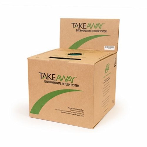 Sharps Compliance, Mailback Sharps Container TakeAway  Recovery System 10 Gallon, 1 Each