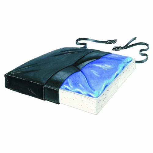 Skil-Care, Seat Cushion Thin-Line 18 W X 16 D X 1 H Inch Foam / Gel, 1 Each