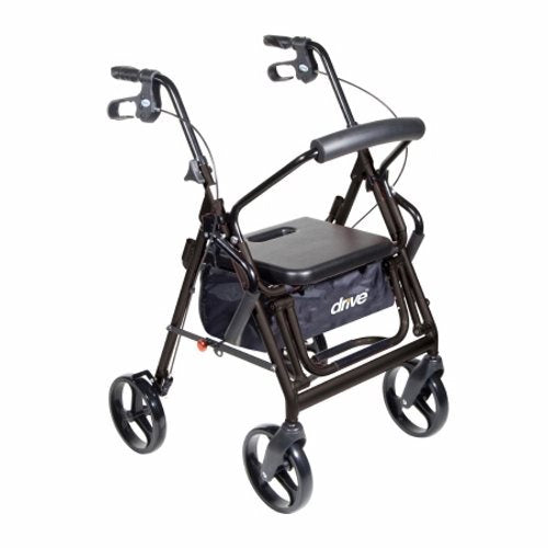 Drive Medical, 4 Wheel Rollator drive Duet Blue Folding Aluminum Frame, Count of 1