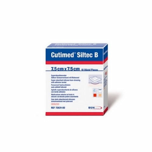 Bsn-Jobst, Hydrogel Dressing Cutimed  Siltec B 6 X 6 Inch Square Sterile, Box Of 10