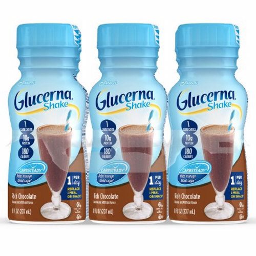 Glucerna, Glucerna Shake Oral Supplement Rich Chocolate Flavor, Case Of 4