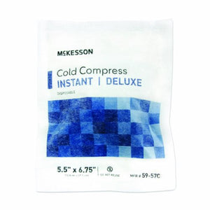 McKesson, Instant Cold Pack McKesson Deluxe General Purpose Small 5-1/2 X 6-3/4 Inch Soft Cloth Disposable, Count of 1