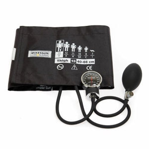 McKesson, Aneroid Sphygmomanometer with Cuff McKesson LUMEON 2-Tube Pocket Size Hand Held Size Large, Box Of 1