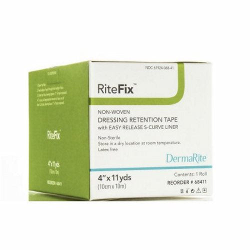 DermaRite, Dressing Retention Tape RiteFix Non-Woven Fabric 2 Inch X 11 Yards, Box Of 1