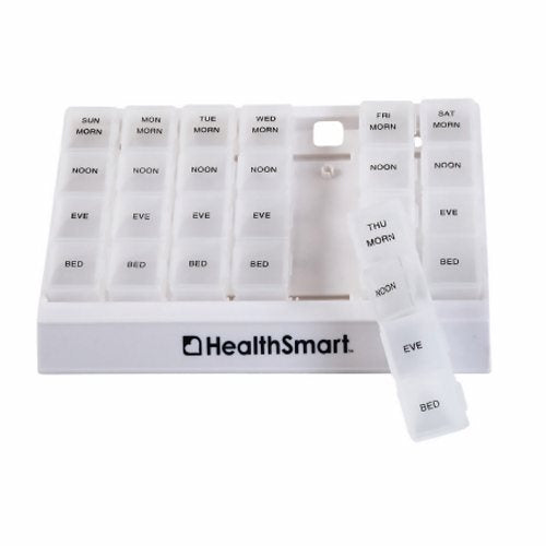 Mabis Healthcare, Pill Organizer HealthSmart  Large 7 Day 4 Dose, 1 Each