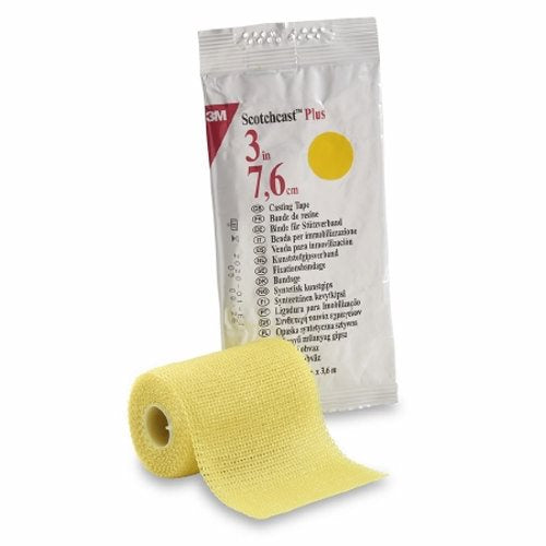 3M, Cast Tape 3M Scotchcast Plus 3 Inch X 12 Foot Fiberglass Yellow, Box Of 10