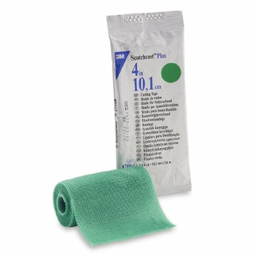 3M, Cast Tape 3M Scotchcast Plus 4 Inch X 12 Foot Fiberglass Green, Box Of 10