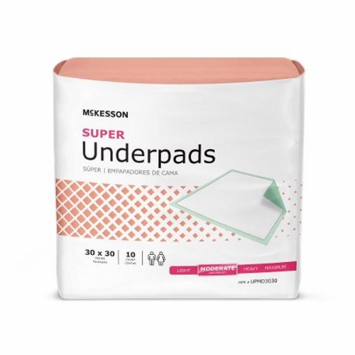 McKesson, Underpad Super, Count of 10