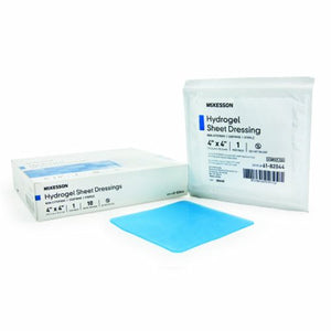 McKesson, Hydrogel Dressing McKesson 4 X 4 Inch Square Sterile, Box Of 10