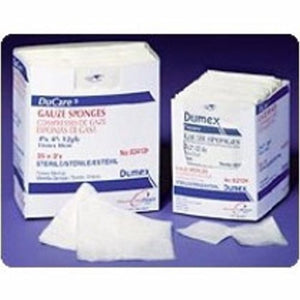 Derma e, NonWoven Sponge Dusoft Polyester / Rayon 4-Ply 2 X 2 Inch Square Sterile, Box Of 25