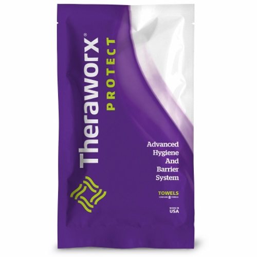 Avadim, Rinse-Free Bath Wipe Theraworx  Protect Soft Pack Cocamidopropyl Betaine Lavender Scent 8 Count, Case Of 30